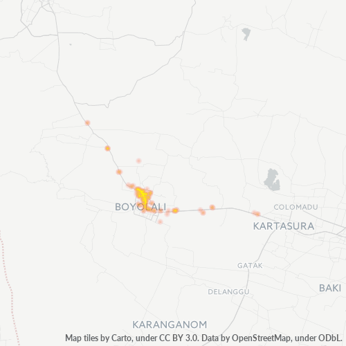 57313 Peta Panas Densitas Bisnis