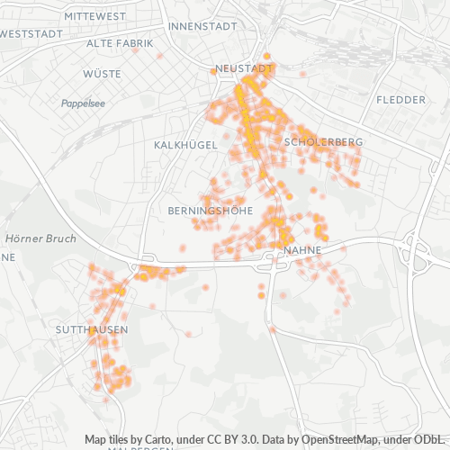 49082 Standortdichte-Heatmap