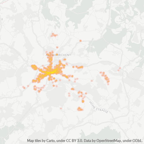 57610 Standortdichte-Heatmap