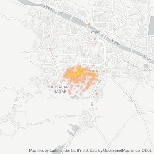 625011 Business Density Heatmap