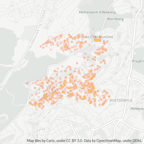 70192 Standortdichte-Heatmap