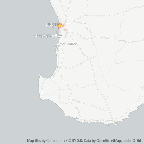 6010 Business Density Heatmap