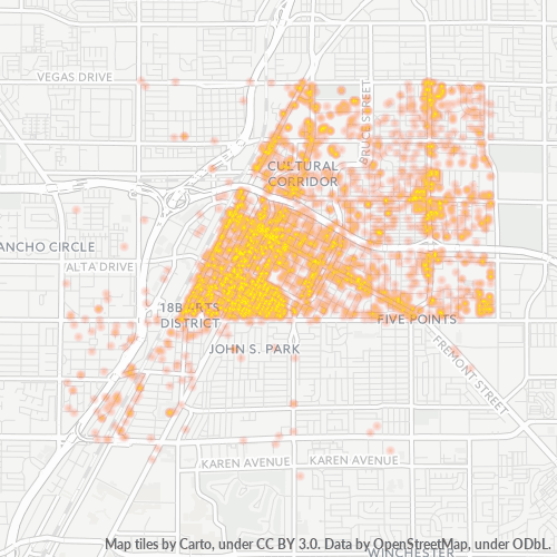 89101 Business Density Heatmap