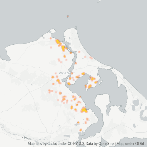 Heatmap für plz 17440