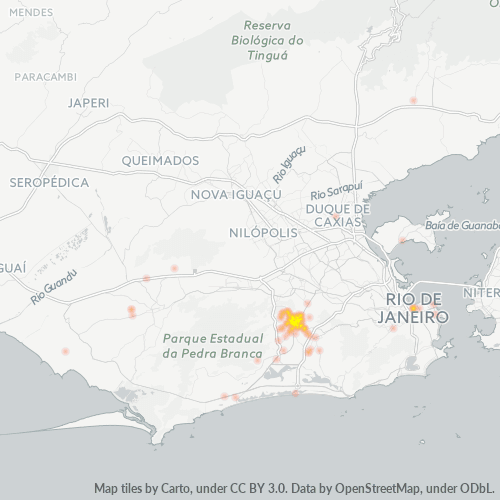 22730-000 Heatmap de Densidade da Empresa