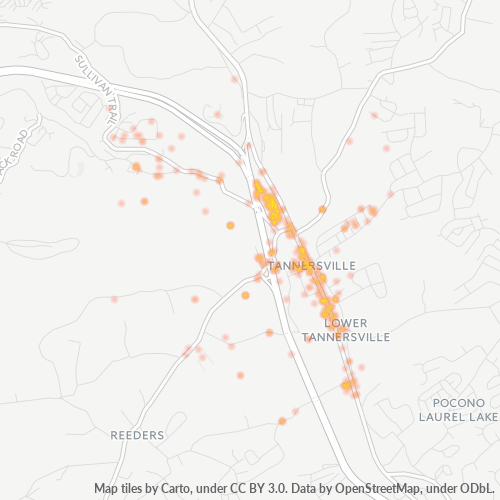 18372 Business Density Heatmap