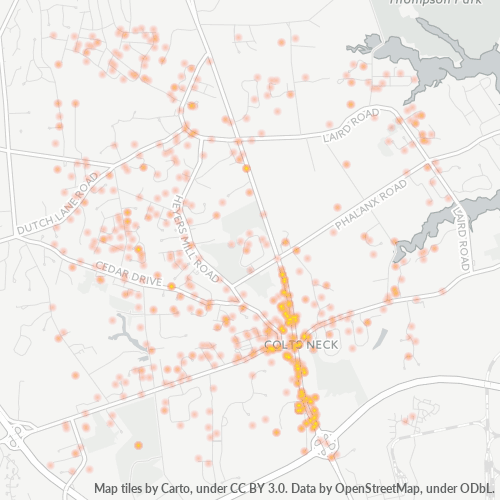 07722 Business Density Heatmap