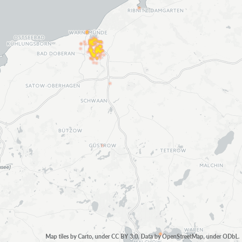 18147 Standortdichte-Heatmap