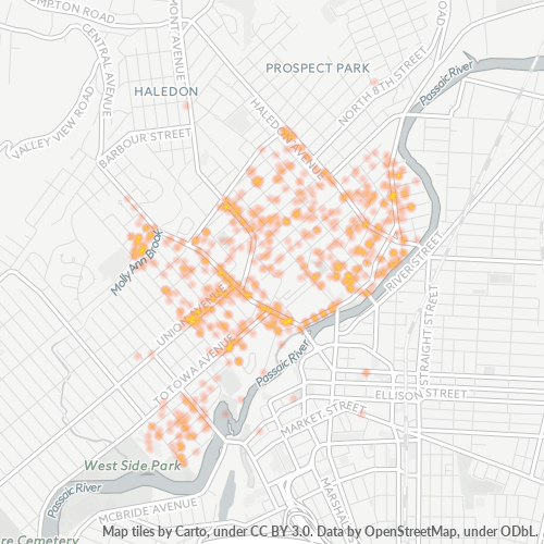 07522 Business Density Heatmap