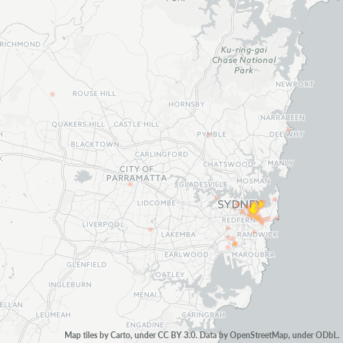 2027 Business Density Heatmap