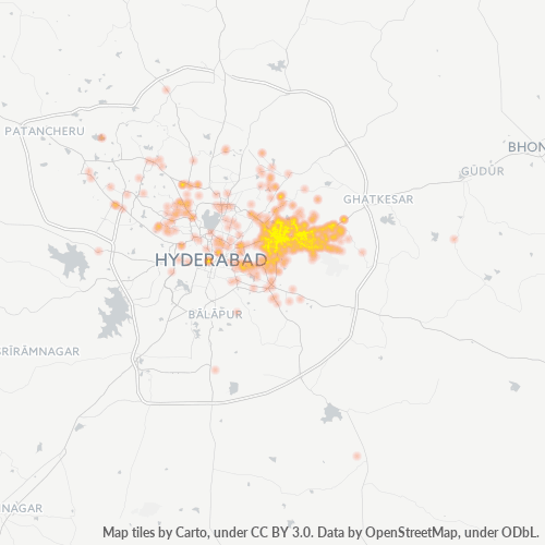 500039 Business Density Heatmap