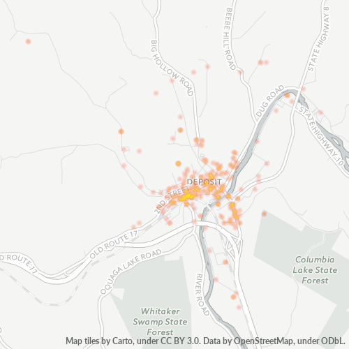 13754 Business Density Heatmap
