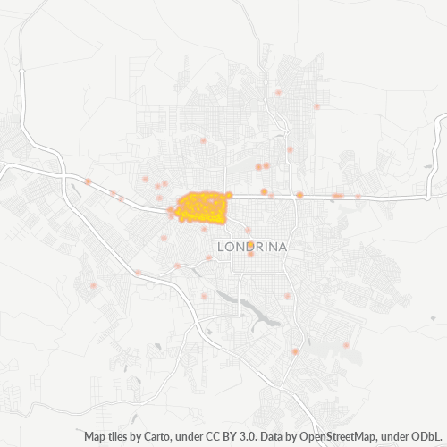 86070-000 Heatmap de Densidade da Empresa