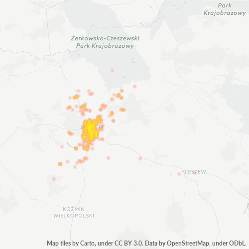 63-200 Mapa intensywności działalności gospodarczej