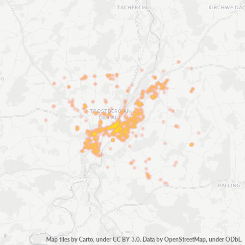 83308 Standortdichte-Heatmap