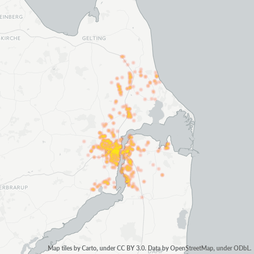 Heatmap für plz 24376