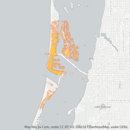 33767 Business Density Heatmap