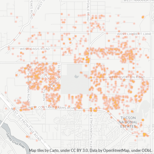 85742 Business Density Heatmap