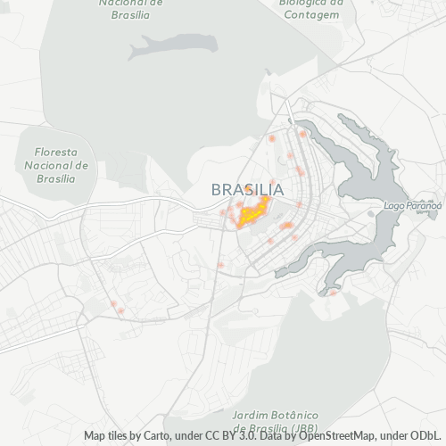 70673-000 Heatmap de Densidade da Empresa