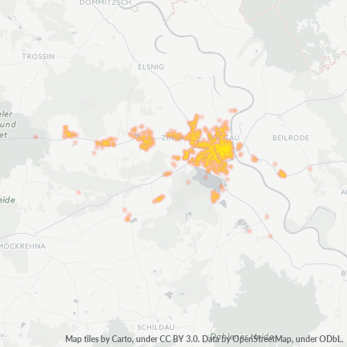 Heatmap für plz 04860