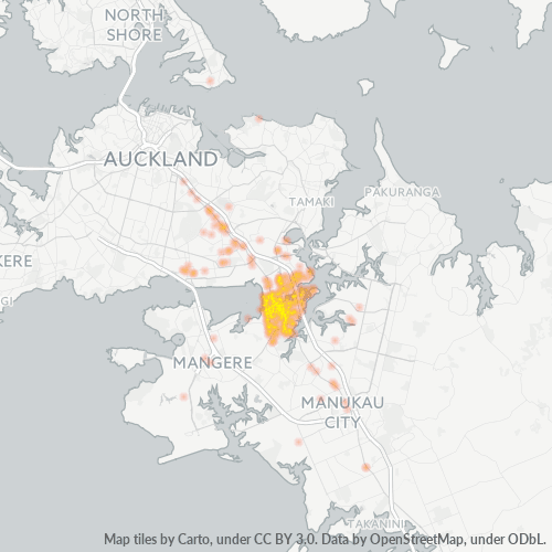 1062 Business Density Heatmap