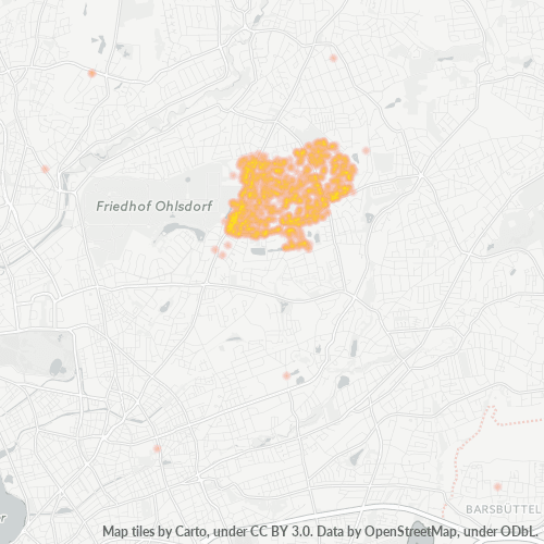 Heatmap für plz 22175