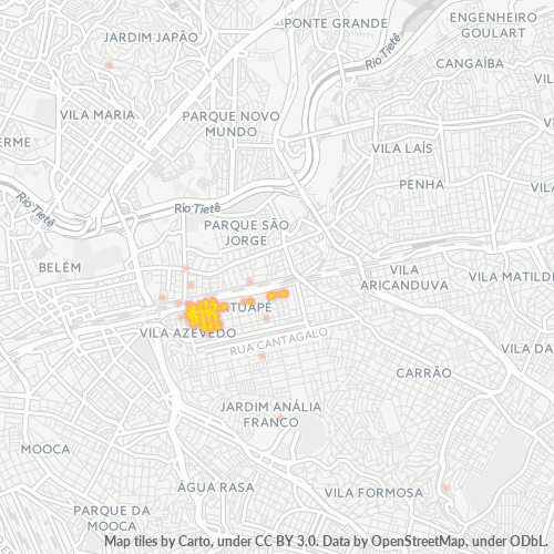 03308-000 Heatmap de Densidade da Empresa