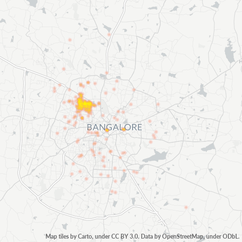 560055 Business Density Heatmap