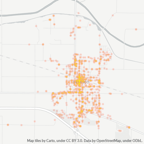 61254 Business Density Heatmap