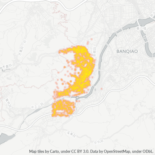 238 商業密度熱圖