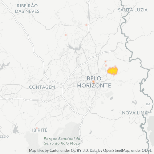 31050-000 Heatmap de Densidade da Empresa