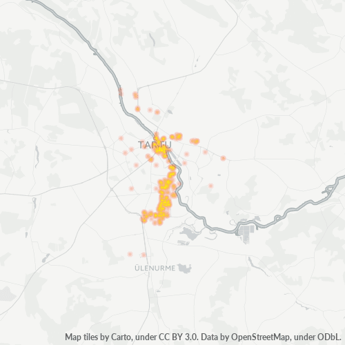 51013 Äritegevuse tiheduse kaart