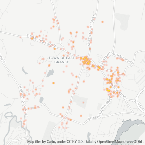 06026 Business Density Heatmap