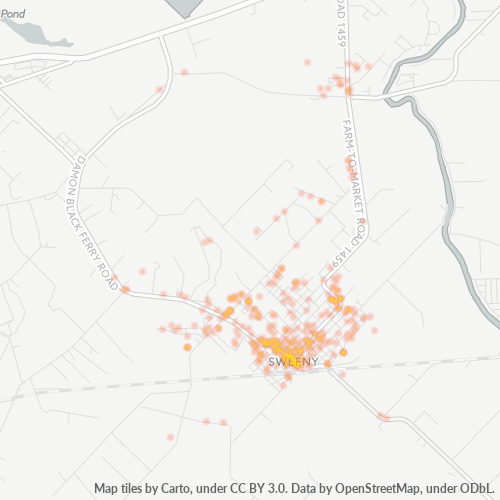 77480 Business Density Heatmap