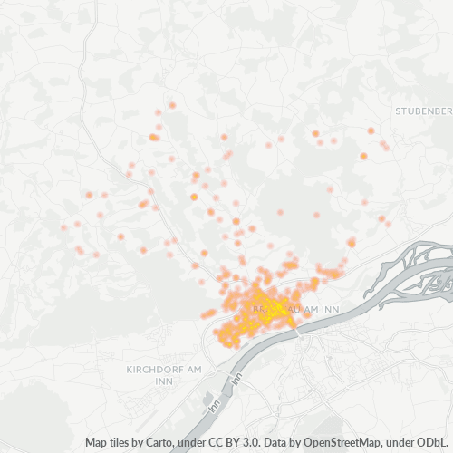 Heatmap für plz 84359