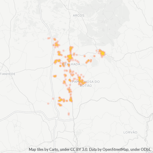 3050 Heatmap de Densidade da Empresa