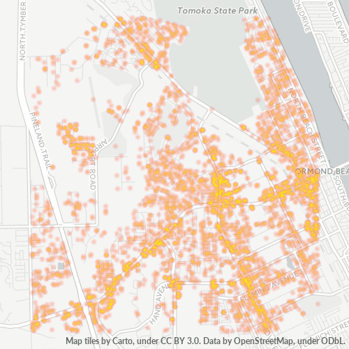32174 Business Density Heatmap