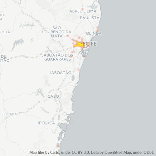50720-000 Mapa de calor de densidad empresarial