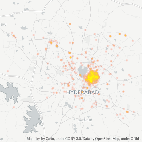 500020 Business Density Heatmap