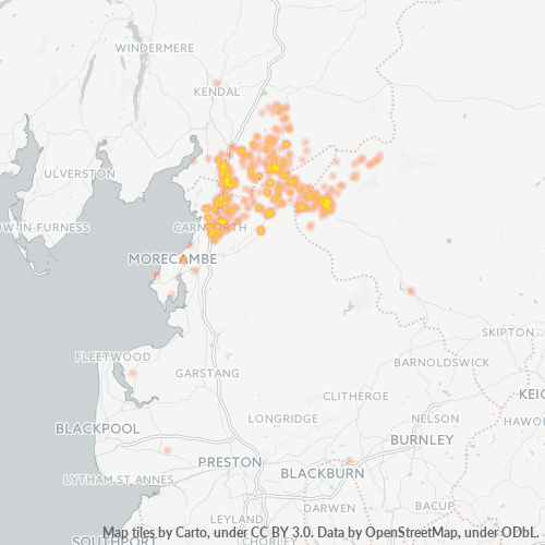 LA6 Business Density Heatmap