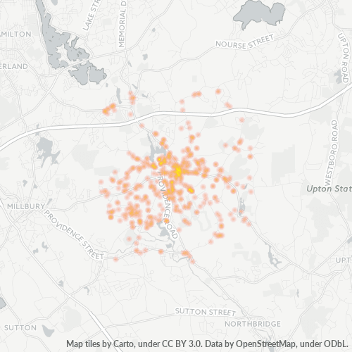 01519 Business Density Heatmap