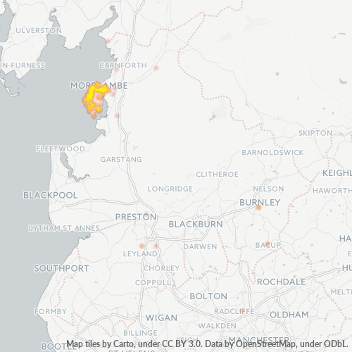 LA3 Business Density Heatmap
