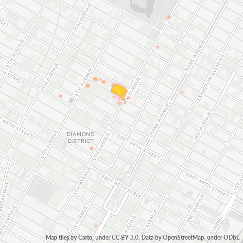 10103 Business Density Heatmap