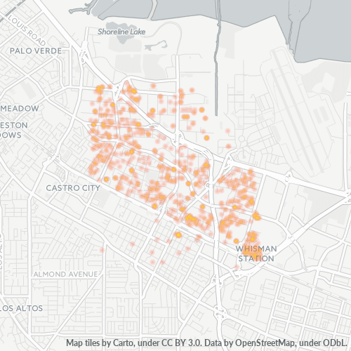 94042 Business Density Heatmap