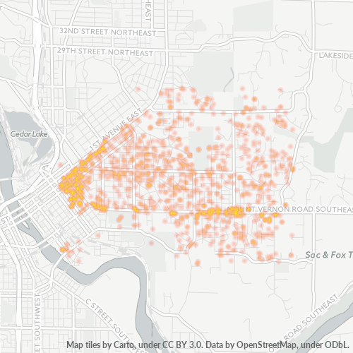 52403 Business Density Heatmap