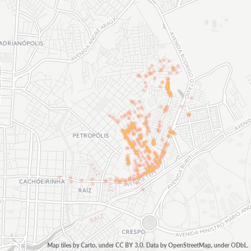 69078-000 Heatmap de Densidade da Empresa