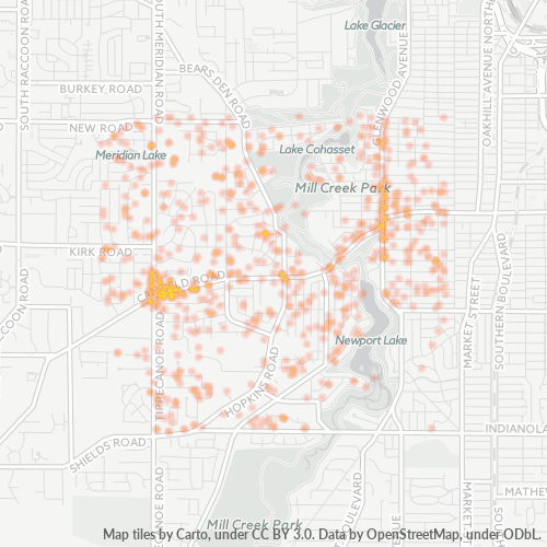 44511 Business Density Heatmap