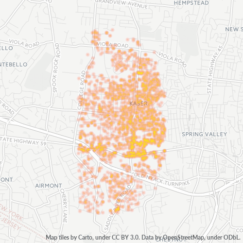 10952 Business Density Heatmap