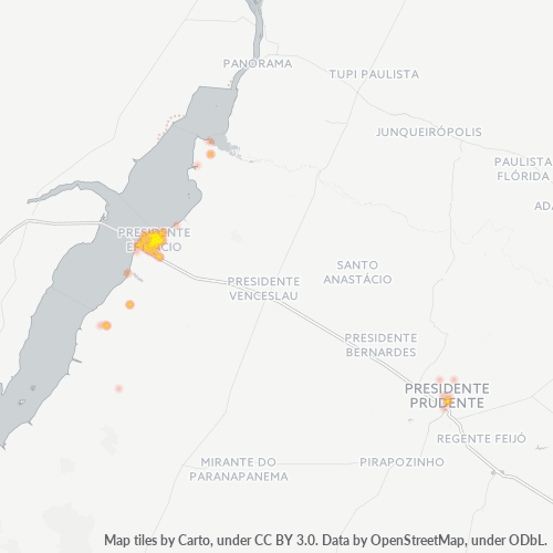 19470-000 Heatmap de Densidade da Empresa