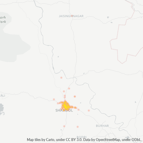 484001 Business Density Heatmap